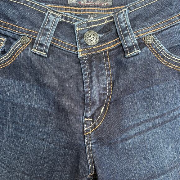 Silver Jeans Suki Surplus Sz 29x30 Low Rise Boot Cut Flare Embroidered Western - Picture 6 of 11